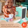 imageFisherPrice Wood Pretend Play Toy Ice Cream Shop Set 18Piece Wooden Food Playset for Preschool Kids Ages 3 YearsCoffee Shop