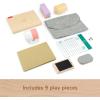 imageFisherPrice Wood Pretend Play Work from Home Set 9Piece Office Playset with Wooden Toy Laptop ampamp Phone for Preschool Kids Ages 3 Years