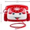 imageFisherPrice Baby Toy Red Chatter Telephone Mattel 80th Anniversary Edition PullAlong Activity for Infants ampamp Toddlers Ages 1 Years