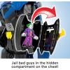 imageFisherPrice Imaginext DC Super Friends Batman Flight Mech with Lights Sounds Motion ampamp 3inch Action Figure 145inch Toy Includes Launcher ampamp Discs