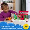 imageFisherPrice Little People Toddler Toys Christmas Wonderland Toy Set with Santa Elf ampamp Reindeer Figures for Ages 1 Years