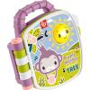 imageFisherPrice Baby Toy Purple Monkey Musical Storybook with Lights ampamp Sounds for Infants ampamp Toddlers Ages 6 Months
