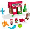 imageFisherPrice Little People Toddler Toys Christmas Wonderland Toy Set with Santa Elf ampamp Reindeer Figures for Ages 1 Years