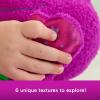imageBarney FisherPrice World Toddler Toy Sensory 1275Inch Plush with Fidget Activity ampamp Textured Details for Kids Ages 2 Years