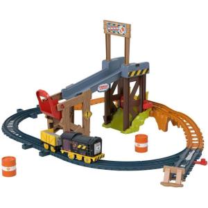 imageThomas ampamp Friends Motorized Toy Train Set Diesels Lift ampamp Load Construction with Track ampamp Cargo for Preschool Kids Ages 3 Years