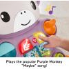 imageFisherPrice Baby Walker Learn with Me Purple Monkey Learning Toy Music Lights ampamp Activities for Infants ampamp Toddlers Ages 6 Months