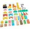 imageFisherPrice Toddler Toy Wooden Jungle Blocks 50Piece AnimalThemed Building Set for Preschool Pretend Play Kids Ages 2 YearsJungle