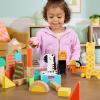 imageFisherPrice Toddler Toy Wooden Jungle Blocks 50Piece AnimalThemed Building Set for Preschool Pretend Play Kids Ages 2 YearsJungle