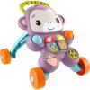 imageFisherPrice Baby Walker Learn with Me Purple Monkey Learning Toy Music Lights ampamp Activities for Infants ampamp Toddlers Ages 6 Months