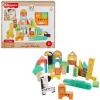 imageFisherPrice Toddler Toy Wooden Jungle Blocks 50Piece AnimalThemed Building Set for Preschool Pretend Play Kids Ages 2 YearsJungle