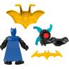 imageFisherPrice Imaginext DC Super Friends Metal Force Action Figure ampamp Accessories Set Includes 3inch Batman with Spinning Blade