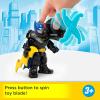 imageFisherPrice Imaginext DC Super Friends Metal Force Action Figure ampamp Accessories Set Includes 3inch Batman with Spinning Blade