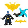 imageFisherPrice Imaginext DC Super Friends Metal Force Action Figure ampamp Accessories Set Includes 3inch Batman with Spinning Blade
