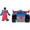 imageFisherPrice Imaginext DC Super Friends Metal Force Supermobile Toy Car 3inch Superman Action Figure ampamp Accessories Set Includes Launcher ampamp 2 Discs