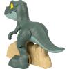 imageFisherPrice Imaginext Jurassic World Dinosaur Tyrannosaurus Rex PushToy with Rolling Wheels ampamp Wiggling Motion 55inch Tall T rex