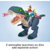 imageFisherPrice Imaginext Jurassic World Rebirth Dinosaur Playset Ultimate Action Chomp T rex 18inch Dino Toy with Lights Sounds Motion ampamp 2 3inch Action Figures