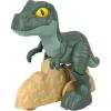 imageFisherPrice Imaginext Jurassic World Dinosaur Tyrannosaurus Rex PushToy with Rolling Wheels ampamp Wiggling Motion 55inch Tall T rex