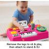 imageFisherPrice Baby ampamp Toddler Toy Laugh ampamp Learn DJ Table Musical Activity for Educational Play Pink Infants Ages 6 Months