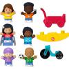 imageFisherPrice Little People Toddler Toys Play for All Figure and Accessory Pack 9Piece Set for Pretend Play Ages 1 Years