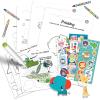 imageMattel Fisher Price Imagine Ink Educational Early Learning Skills Box Set with Mess Free Workbooks Mess Fress Marker Stickers Crayons and More