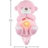 imageFisherPrice Baby Toy Soothe n Snuggle Otter Plush Pink Portable Sound Machine with Breathing Motion ampamp Lights for Newborns Ages 0 Months