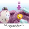 imageFisherPrice Baby Toy Soothe n Snuggle Purple Monkey Plush Portable Sound Machine with Breathing Motion ampamp Lights for Newborns Ages 0 Months