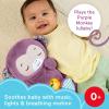 imageFisherPrice Baby Toy Soothe n Snuggle Purple Monkey Plush Portable Sound Machine with Breathing Motion ampamp Lights for Newborns Ages 0 Months