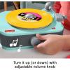 imageFisherPrice Musical Toy Deluxe Rockin Record Player Pretend Turntable with 6 Albums for Preschool Play Kids Ages 3 Years