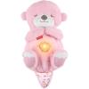 imageFisherPrice Baby Toy Soothe n Snuggle Otter Plush Pink Portable Sound Machine with Breathing Motion ampamp Lights for Newborns Ages 0 Months
