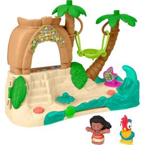 imageFisherPrice Little People Toddler Toy Disney Princess Moana Adventure Village Playset with Figures for Pretend Play Kids Ages 18 Months