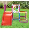 imageFisherPrice Jungle Gym Play Structure with Slide for Kids with Bean Bag Toss Game  Indoor Outdoor Active Play