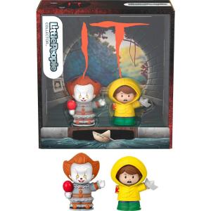 imageLittle People Collector IT Movie Special Edition Set for Horror Fans Pennywise ampamp Georgie Figures in a Display Package  Amazon Exclusive