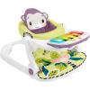imageFisherPrice Portable Baby Chair Kick ampamp Play Deluxe SitMeUp Seat with Piano Learning Toy ampamp Tray for Infants to Toddlers Purple Monkey