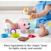 image:imageFisherPrice Baby Learning Toy Laugh amp Learn Magic Color Mixing Bowl with Pretend Food Music amp Lights for Infants Ages 6 Months