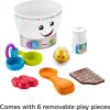 image:imageFisherPrice Baby Learning Toy Laugh amp Learn Magic Color Mixing Bowl with Pretend Food Music amp Lights for Infants Ages 6 Months