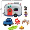 image:imageFisherPrice Little People Toddler Toy LightUp Learning Camper RV Playset with Figures for Preschool Pretend Play Kids Ages 1 Years