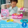 image:imageFisherPrice Musical Toy Barbie Record Player with 5 Records amp Display Rack for Preschool Pretend Play Kids Ages 3 YearsBarbie Record Player