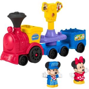 image:imageFisherPrice Little People Toddler Toy Disney Jr Mickey amp Minnie Musical Train with 2 Figures for Pretend Play Kids Ages 18 Months