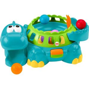 image:imageFisherPrice Baby Crawling Toy Poppity Pop Musical Dino BallPopper with Sounds for Infants Ages 6 Months Blue