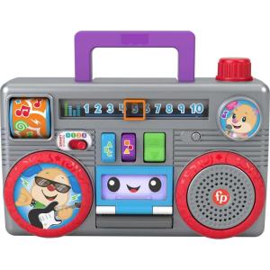image:imageFisherPrice Laugh amp Learn Busy Boombox RetroInspired Musical Infant Activity Toy with Learning Content for Baby and Toddlers Amazon Exclusive