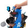 image:imageFisherPrice Imaginext Shark Bite Pirate Ship Playset with 2 Action Figures amp Toy Boat with Biting Jaws and Launcher 12 Accessories Amazon Exclusive