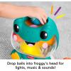 image:imageFisherPrice Baby Toy LightUp amp Roll Frog Musical Ball Drop Activity amp 3 Balls for Developmental Play Infants amp Toddlers Ages 6 Months