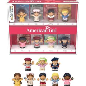 image:imageLittle People Collector American Girl 40th Anniversary Special Edition Figure Set for Fans 8 Characters in a Display Package