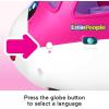 image:imageFisherPrice Little People Barbie Toy Airplane for Toddlers with Lights Music and Folding Stairs Little Dream Plane 4 Play Pieces MultiLanguage Version