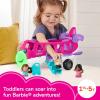 image:imageFisherPrice Little People Barbie Toy Airplane for Toddlers with Lights Music and Folding Stairs Little Dream Plane 4 Play Pieces MultiLanguage Version