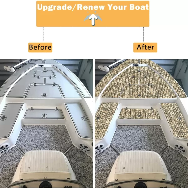 imageBoat Flooring EVA Foam Boat Decking Camo 94quotx45quot35quot23quot NonSlip Boat Mat SelfAdhesive Foam Boat Deck Flooring Carpet Mat Rolls for Kayak Deck Boat Yacht Flooring MotorboatCamo Desert