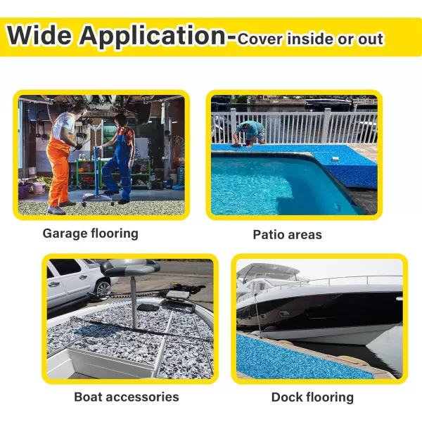 imageBoat Flooring EVA Foam Boat Decking Camo Marine Flooring for Boat Foam Decking Sheet SelfAdhesive Waterproof NonSlip Boat Flooring Deck for Jon Fishing Rubber Boat PontoonCamo Ocean