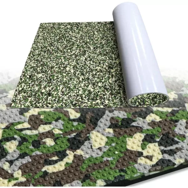 imageBoat Flooring EVA Foam Boat Decking Camo Marine Flooring for Boat Foam Decking Sheet SelfAdhesive Waterproof NonSlip Boat Flooring Deck for Jon Fishing Rubber Boat PontoonCamo Jungle