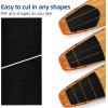 imageEVA Foam Boat Flooring Decking Sheet Surfboard Traction Pad Universal DIY AntiSlip Grip Traction Mat for Kayak Yacht Fishing Boat Skateboard Skimboard Step RV Black Dark GreyBlack