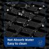 imageEVA Foam Boat Flooring Decking Sheet Surfboard Traction Pad Universal DIY AntiSlip Grip Traction Mat for Kayak Yacht Fishing Boat Skateboard Skimboard Step RV Black Dark GreyBlack
